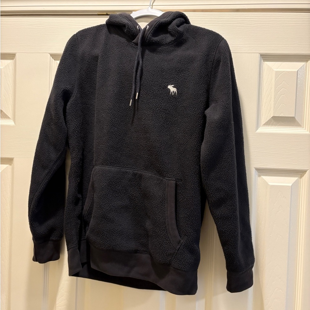 Abercrombie & Fitch Gray Fleece Hoodie